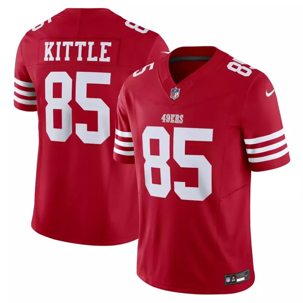 George Kittle San Francisco 49ers Nike Vapor Elite Jersey | Scarlet | For Men, Women & Youth | NFL Fan Gear