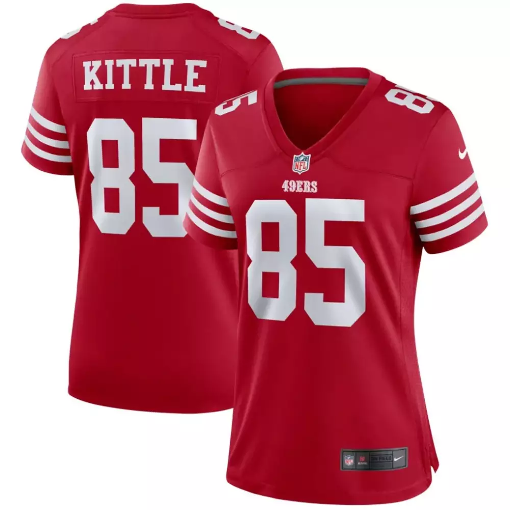 George Kittle San Francisco 49ers Nike Vapor Elite Jersey | Scarlet | For Men, Women & Youth | NFL Fan Gear