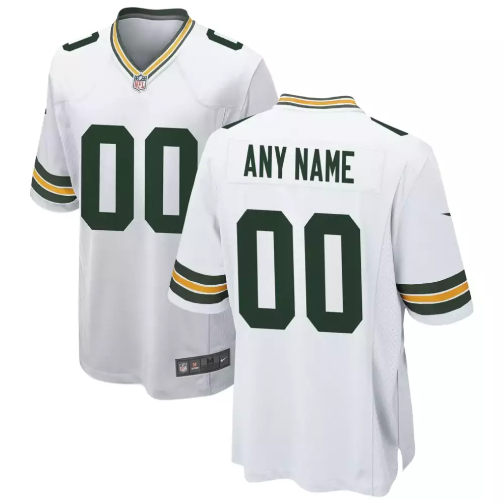 green bay packers navy personalized jersey with your name and number 00