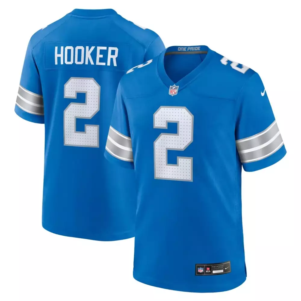Hendon Hooker Detroit Lions Blue Team Game Jersey | Classic Fan Gear for Men, Women & Youth | Ideal for NFL Fans