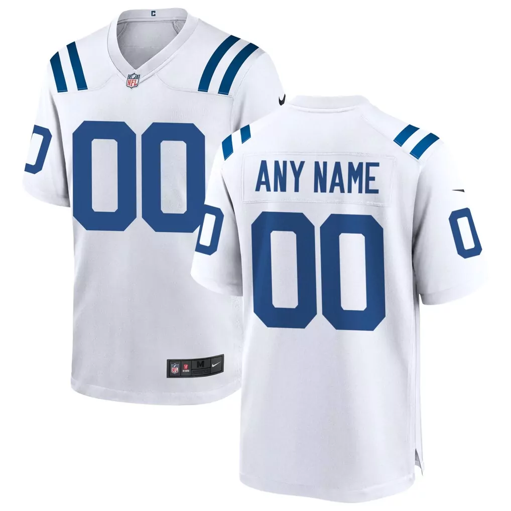 indianapolis colts custom white all stitched vapor jersey 2023