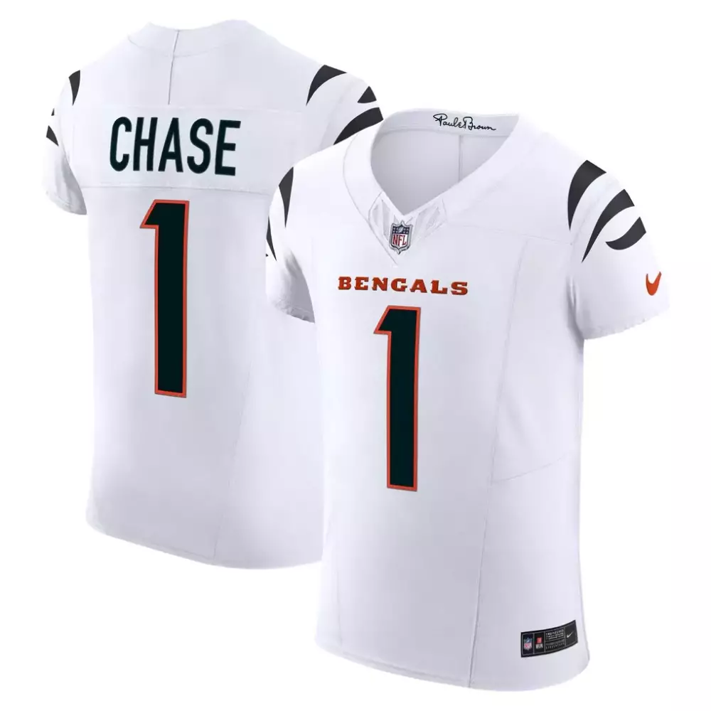 ja marr chase cincinnati bengals nike alternate game jersey orange