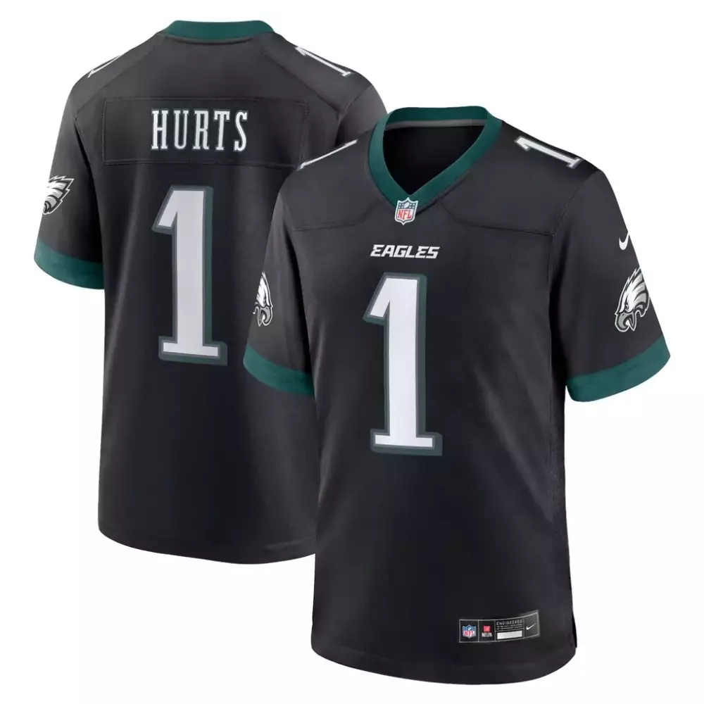 jalen hurts philadelphia eagles nike 2nd alternate vapor f u s e elite jersey kelly green