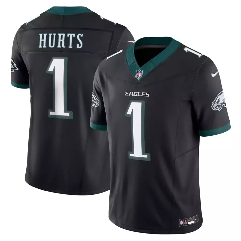 jalen hurts philadelphia eagles nike 2nd alternate vapor f u s e elite jersey kelly green