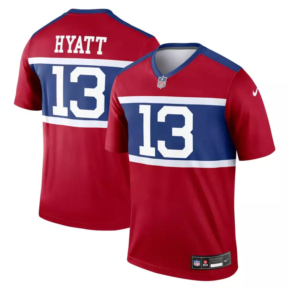 Jalin Hyatt New York Giants Nike Legend Player Performance Top | Bold Red | For Men, Women & Youth
