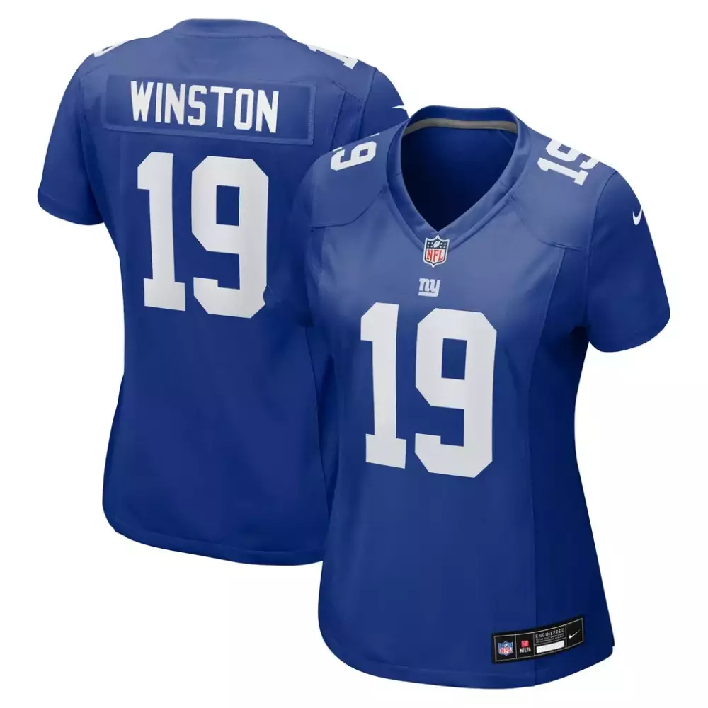 Jameis Winston New York Giants Nike Women's Team Game Jersey | Royal Color | Fan Gear for Women | For Men, Women & Youth