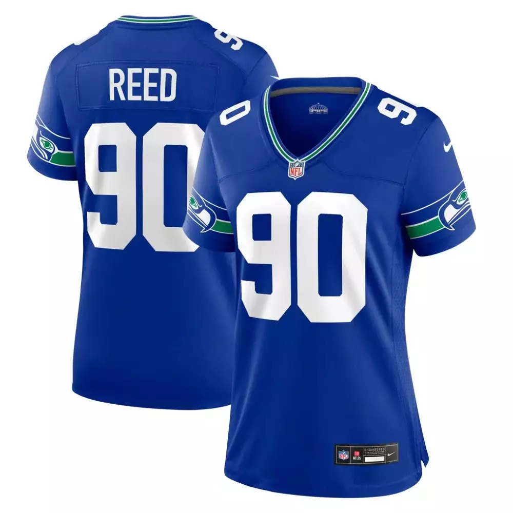 Jarran Reed Seattle Seahawks Royal Alternate Game Jersey | Stylish Fan Gear for All Ages