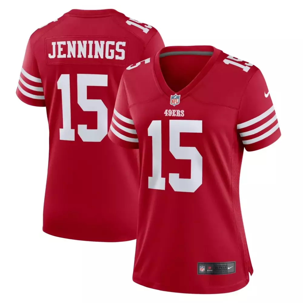 Jason Pinnock San Francisco 49ers Scarlet Team Game Jersey | Trendy Fan Gear for Men, Women & Youth | Perfect for Game Day