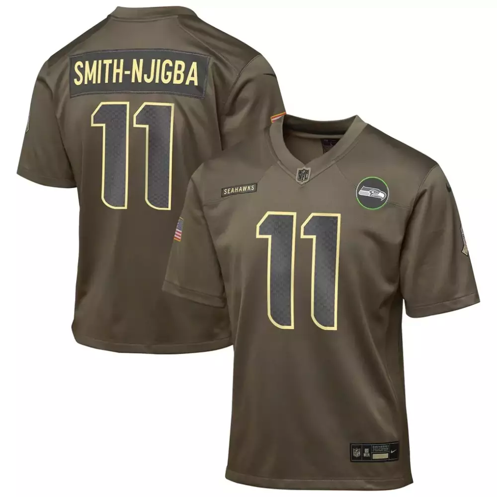 Jaxon Smith-Njigba Seattle Seahawks Nike Youth 50th Season Game Jersey | College Navy | Limited Edition Fan Gear for Kids | For Men, Women & Youth