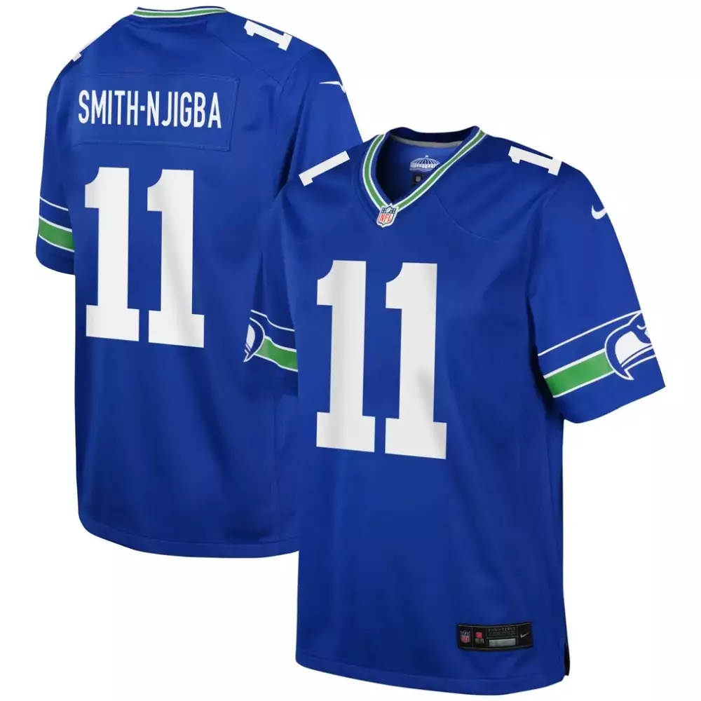 Jaxon Smith-Njigba Seattle Seahawks Nike Youth 50th Season Game Jersey | College Navy | Limited Edition Fan Gear for Kids | For Men, Women & Youth
