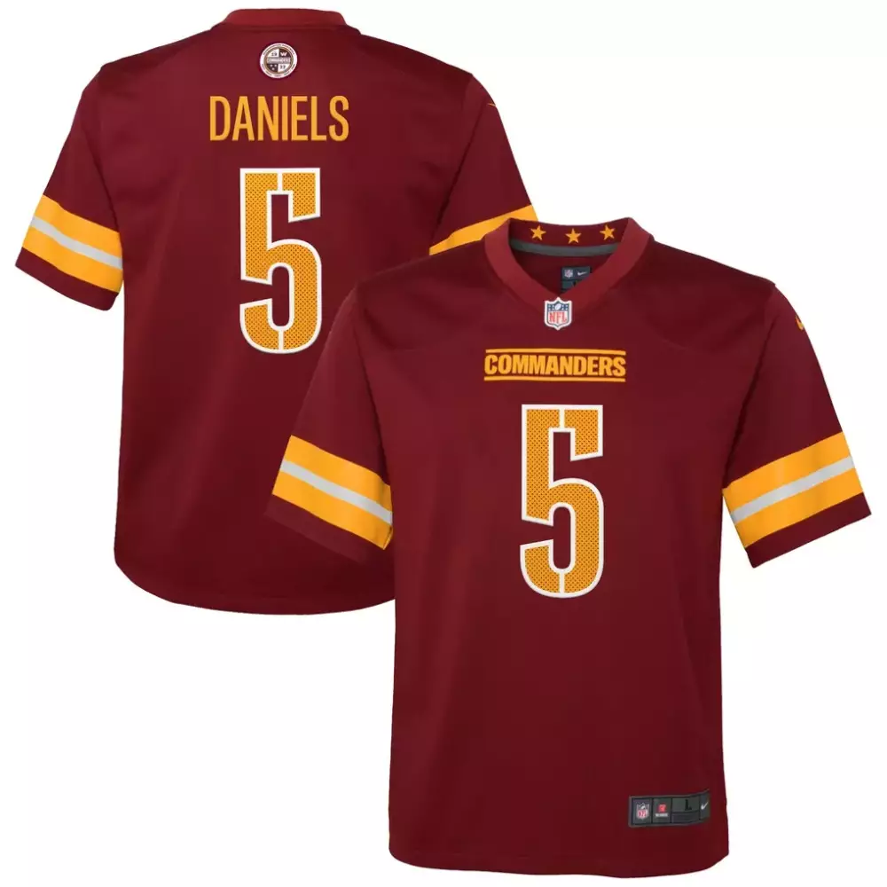 Jayden Daniels Washington Commanders Preschool Replica Jersey | Burgundy OuterStuff Fan Gear | For Men, Women & Youth