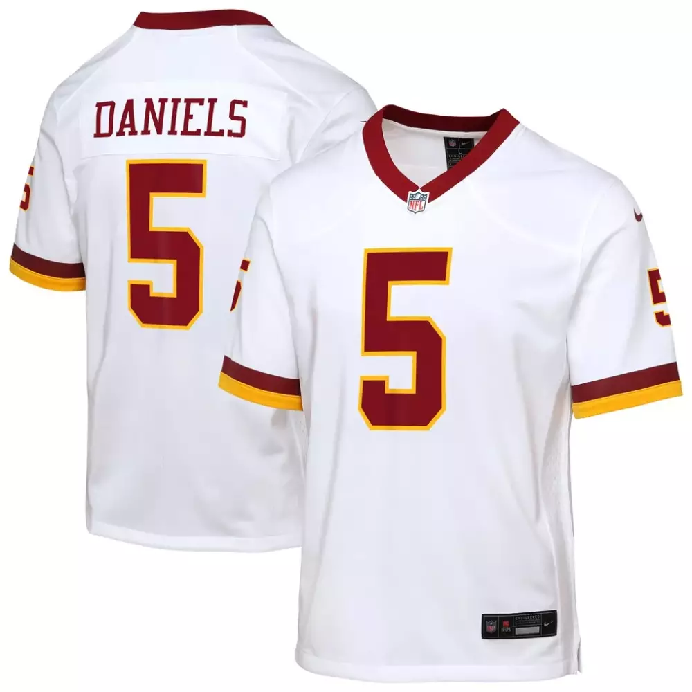 Jayden Daniels Washington Commanders Youth Replica Player Jersey | Burgundy Fan Gear | For Men, Women & Youth
