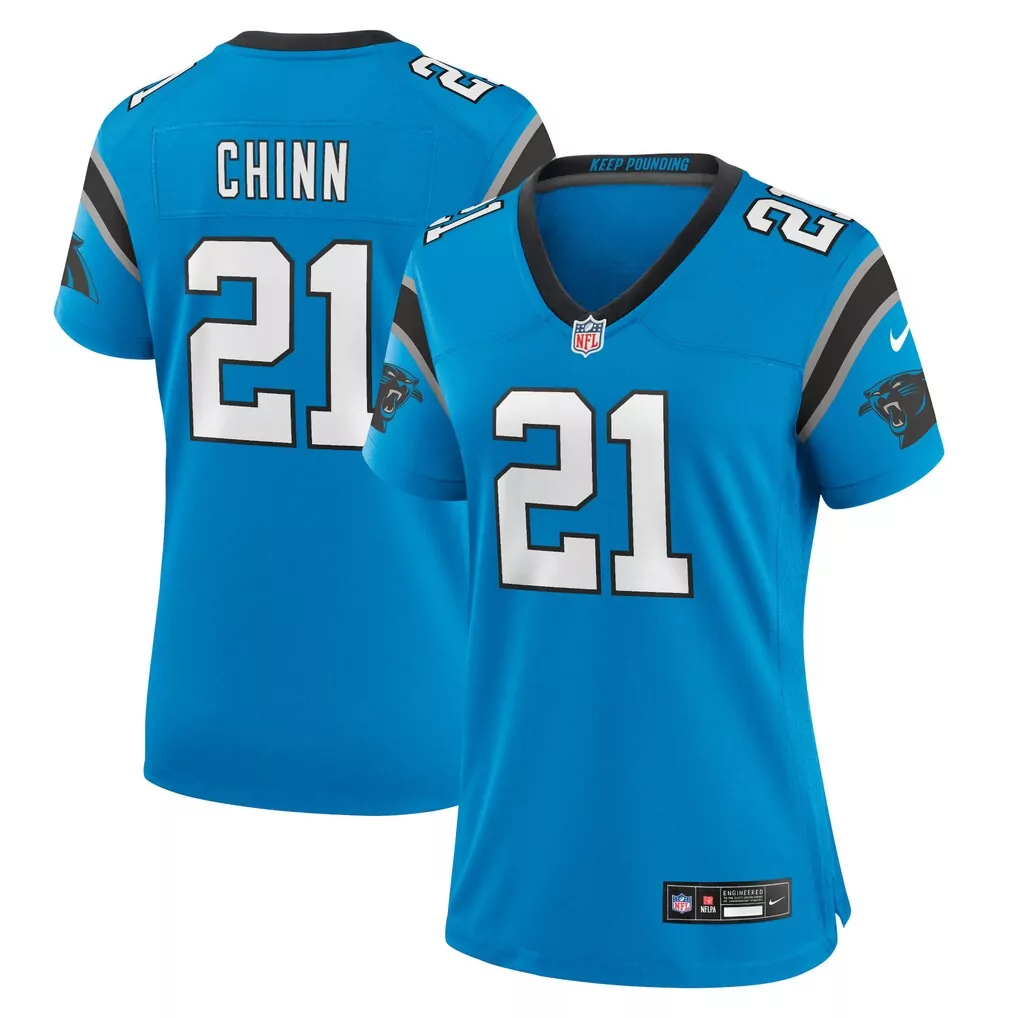 jeremy chinn carolina panthers nike women s player jersey blue
