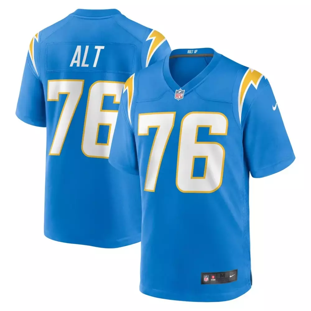Joe Alt Los Angeles Chargers Nike Player Game Jersey | Powder Blue | Men's Fan Gear | For Men, Women & Youth