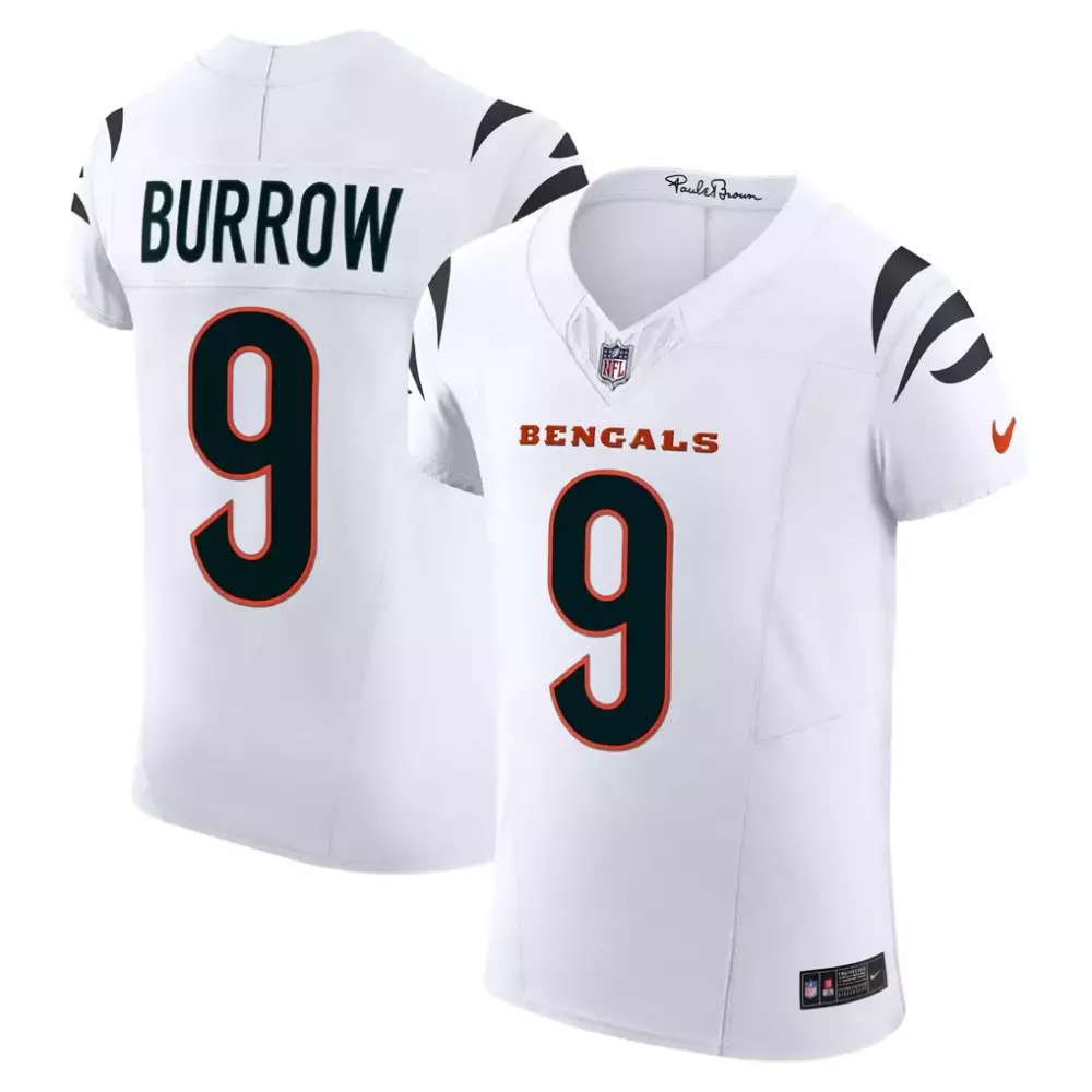 Joe Burrow Cincinnati Bengals Nike Vapor F U S E Limited Jersey | Orange Stitched Fan Gear for Men, Women & Youth