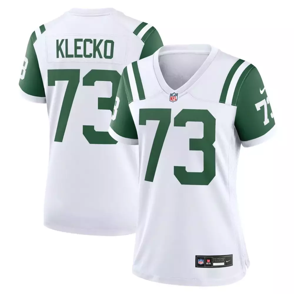 joe klecko new york jets mitchell ness legacy replica jersey kelly green