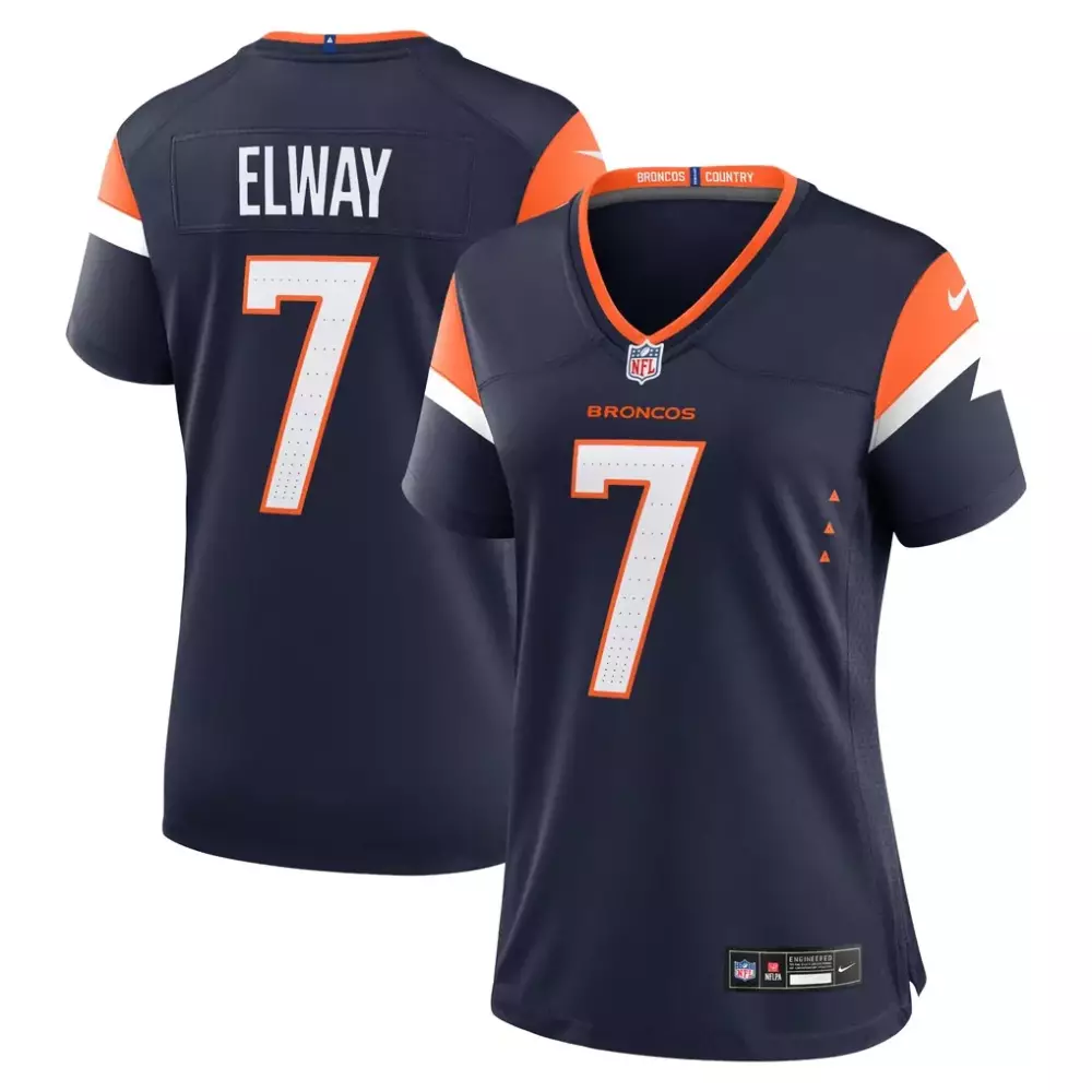 John Elway Denver Broncos Nike Women's Game Jersey | Orange | Retired Player Fan Gear for Women