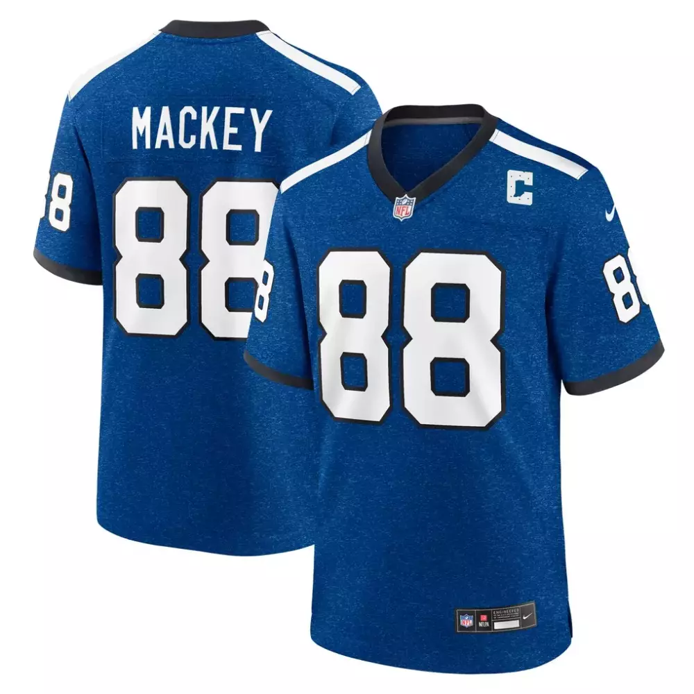 John Mackey Indianapolis Colts Nike Retired Player Alternate Game Jersey | Blue Edition | For Men, Women & Youth