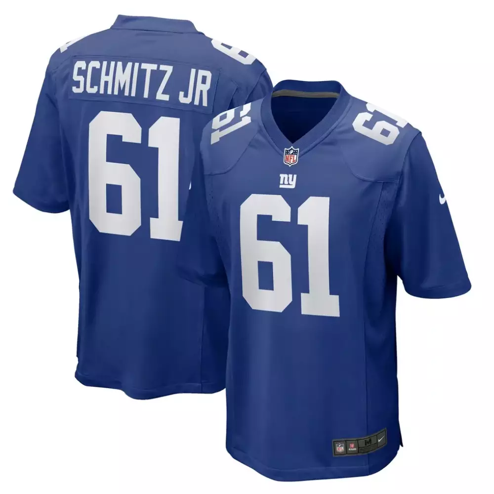 Jermaine Eluemunor New York Giants Royal Game Jersey | Team Fan Gear | For Men, Women & Youth