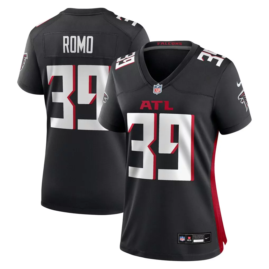 john parker romo atlanta falcons nike women s team game jersey black