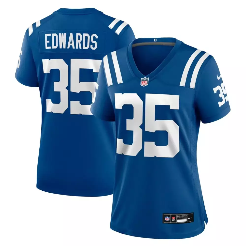 Johnathan Edwards Indianapolis Colts Nike Women's Royal Game Jersey | Stylish Fan Gear | For Women & Youth