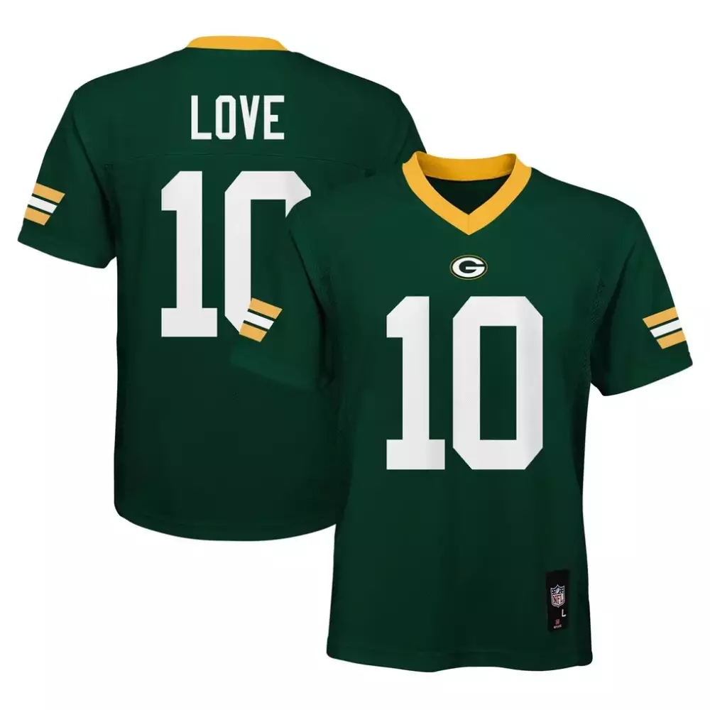 Jordan Love Green Bay Packers Women’s Stitched Jersey with Name Patch 2023 | Stylish Fan Gear for Women | Show Your Team Spir