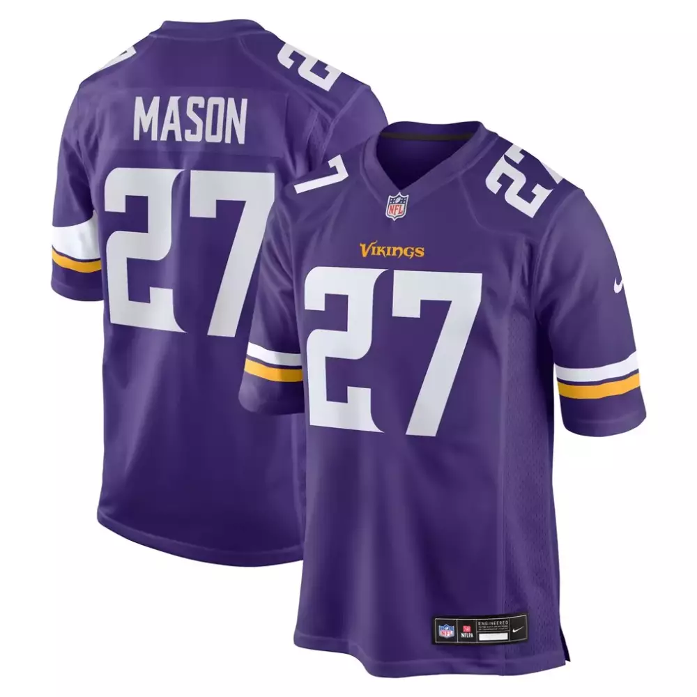Jordan Mason Minnesota Vikings Nike Team Game Jersey | Purple Fan Gear for Men, Women & Youth