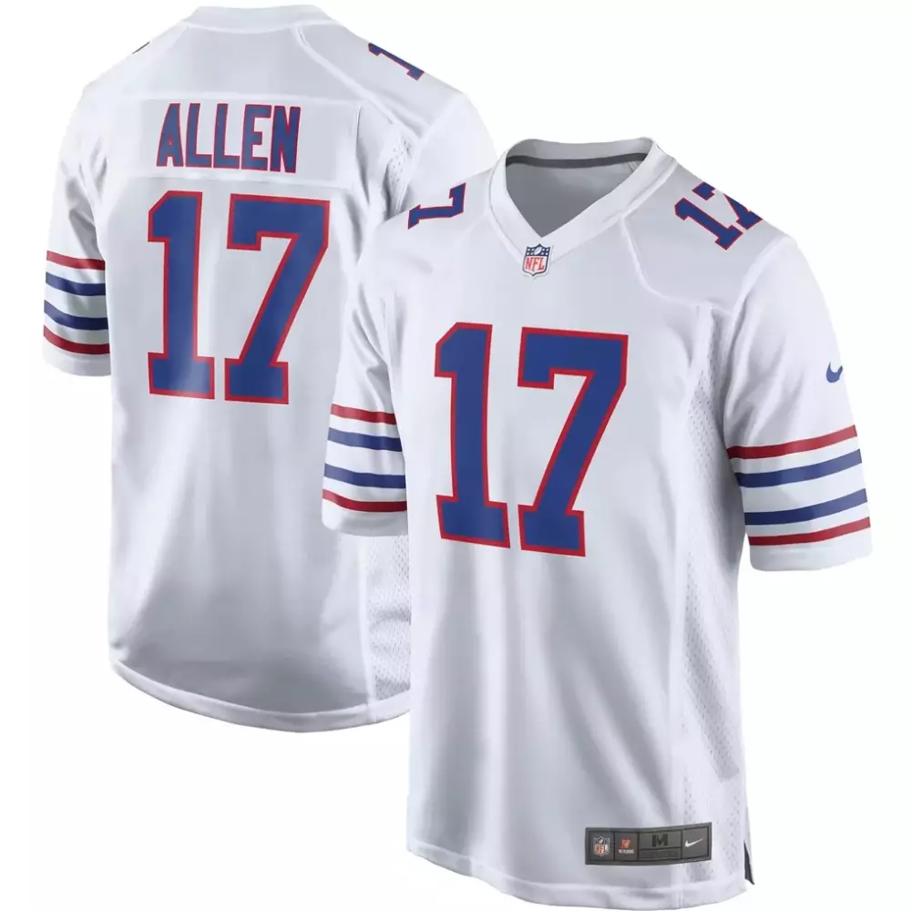 Josh Allen Buffalo Bills Nike Alternate Game Jersey | Red Stitched Design | Stylish Fan Gear | For Men, Women & Youth