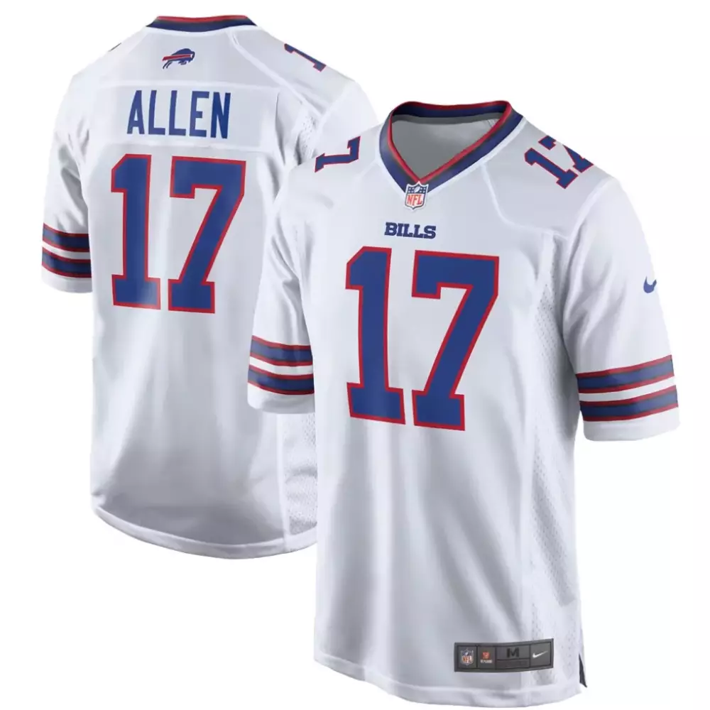Josh Allen Buffalo Bills Nike Alternate Game Jersey | Red Stitched Design | Stylish Fan Gear | For Men, Women & Youth