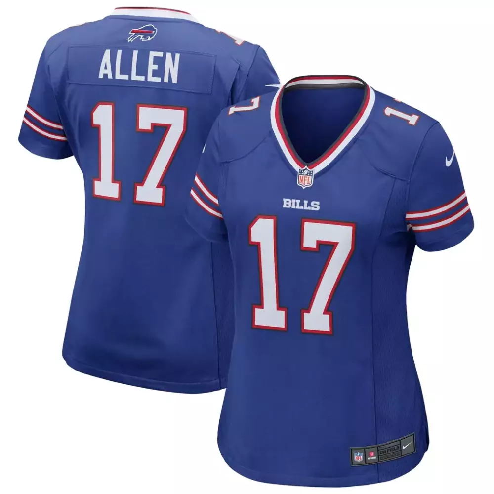 josh allen buffalo bills nike women s game jersey royal