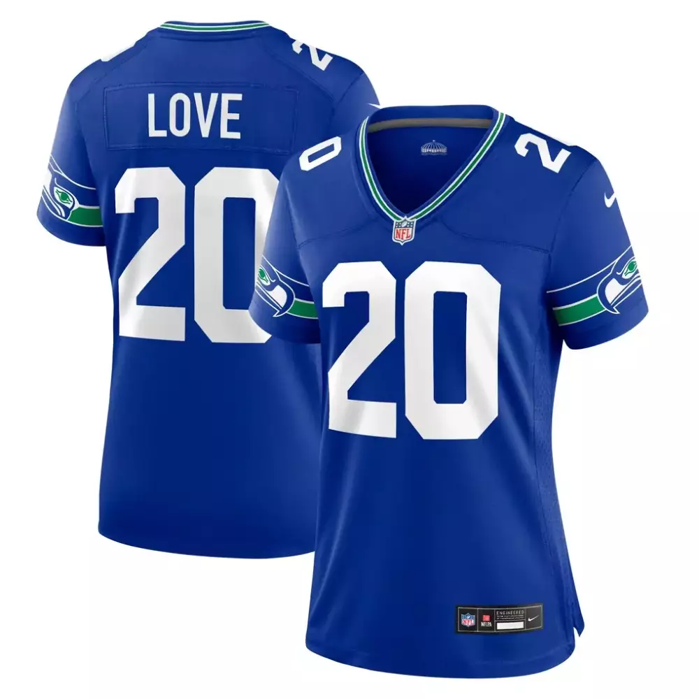 julian love seattle seahawks nike women s team game jersey college navy