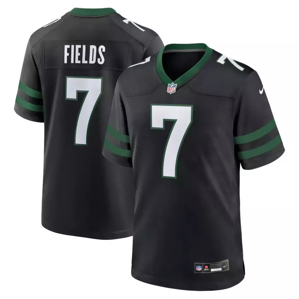 justin fields new york jets nike game jersey legacy white