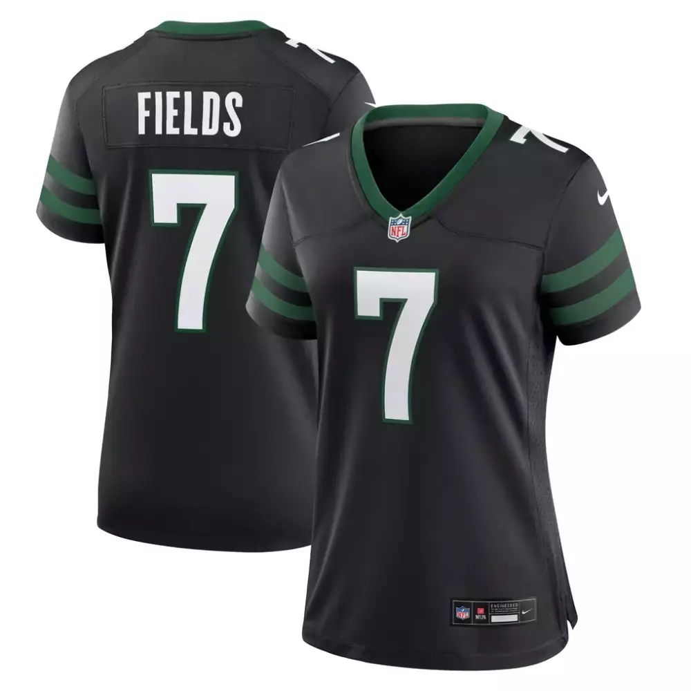 justin fields new york jets nike game jersey legacy white