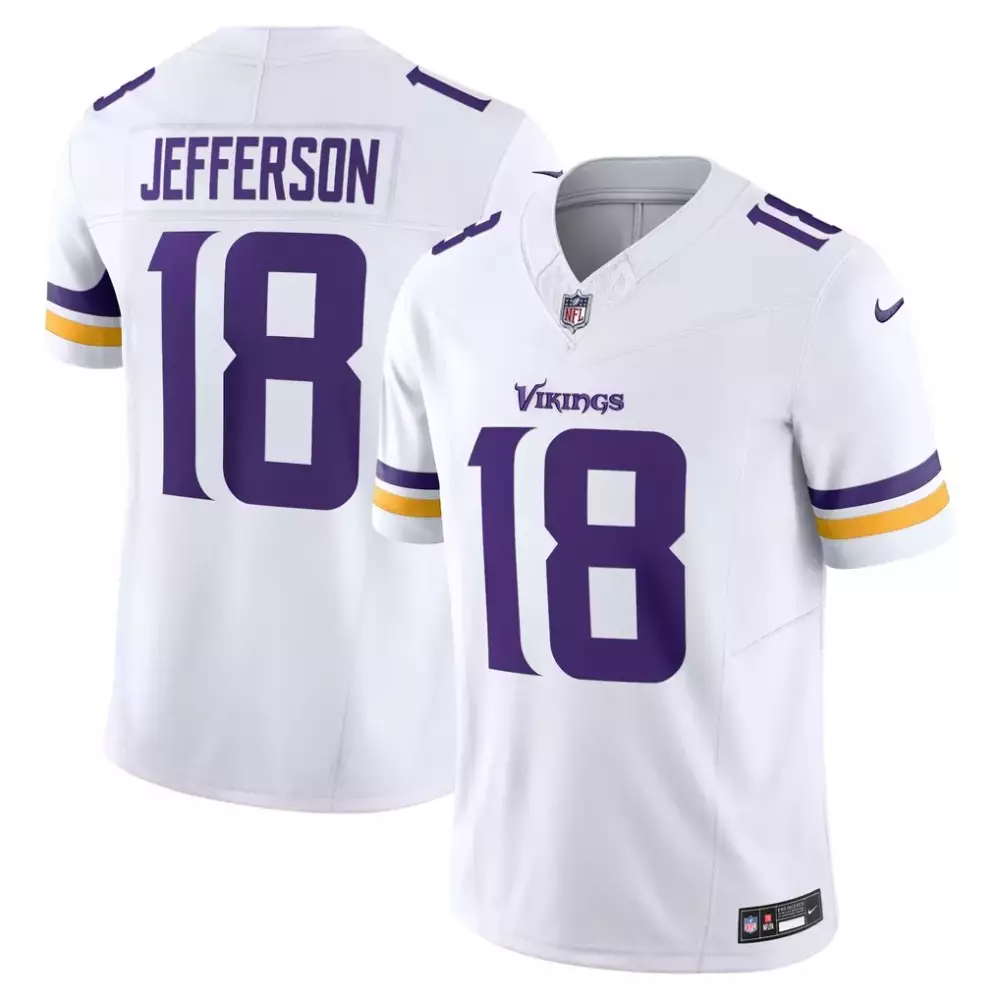 Justin Jefferson Minnesota Vikings Nike Vapor Fuse Limited Jersey | White Fan Gear | For Men, Women & Youth