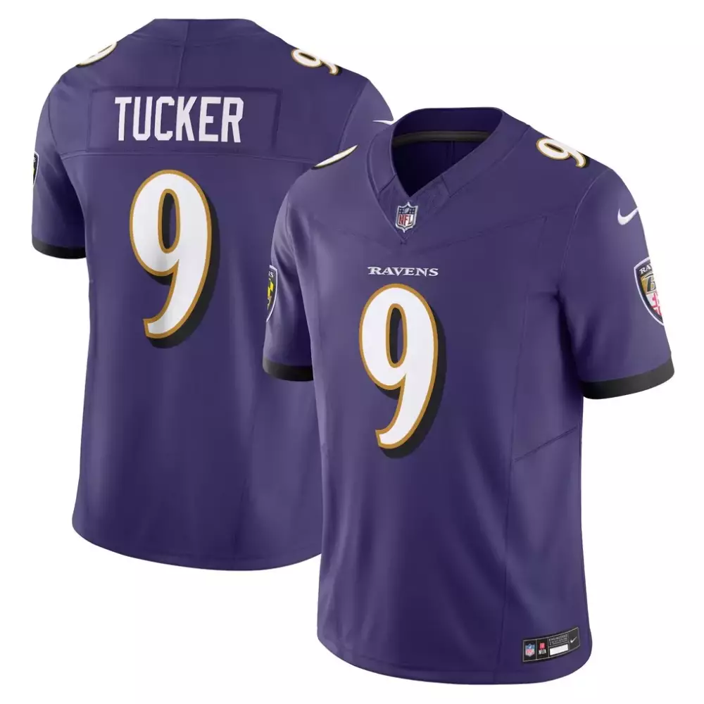 Justin Tucker Baltimore Ravens Nike Vapor Fuse Limited Jersey | Purple | Fan Gear for Men, Women & Youth