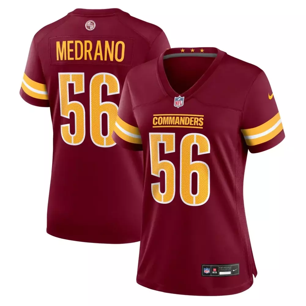 Kain Medrano Washington Commanders Nike Women's Team Game Jersey | Burgundy | Fan Gear for Game Day | For Men, Women & Youth