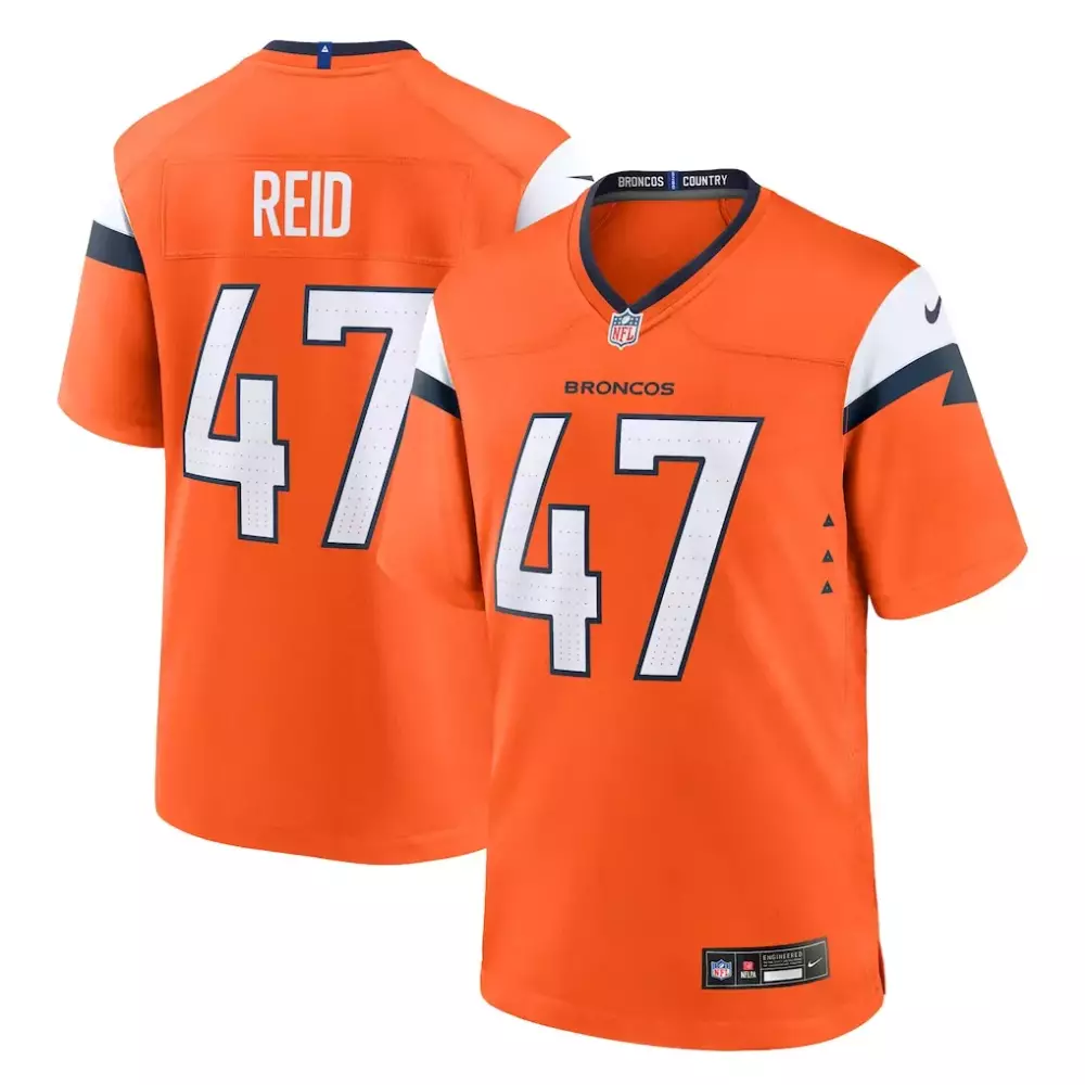 Justin Strnad Denver Broncos Orange Game Jersey | Team Pride Apparel | For Men, Women & Youth