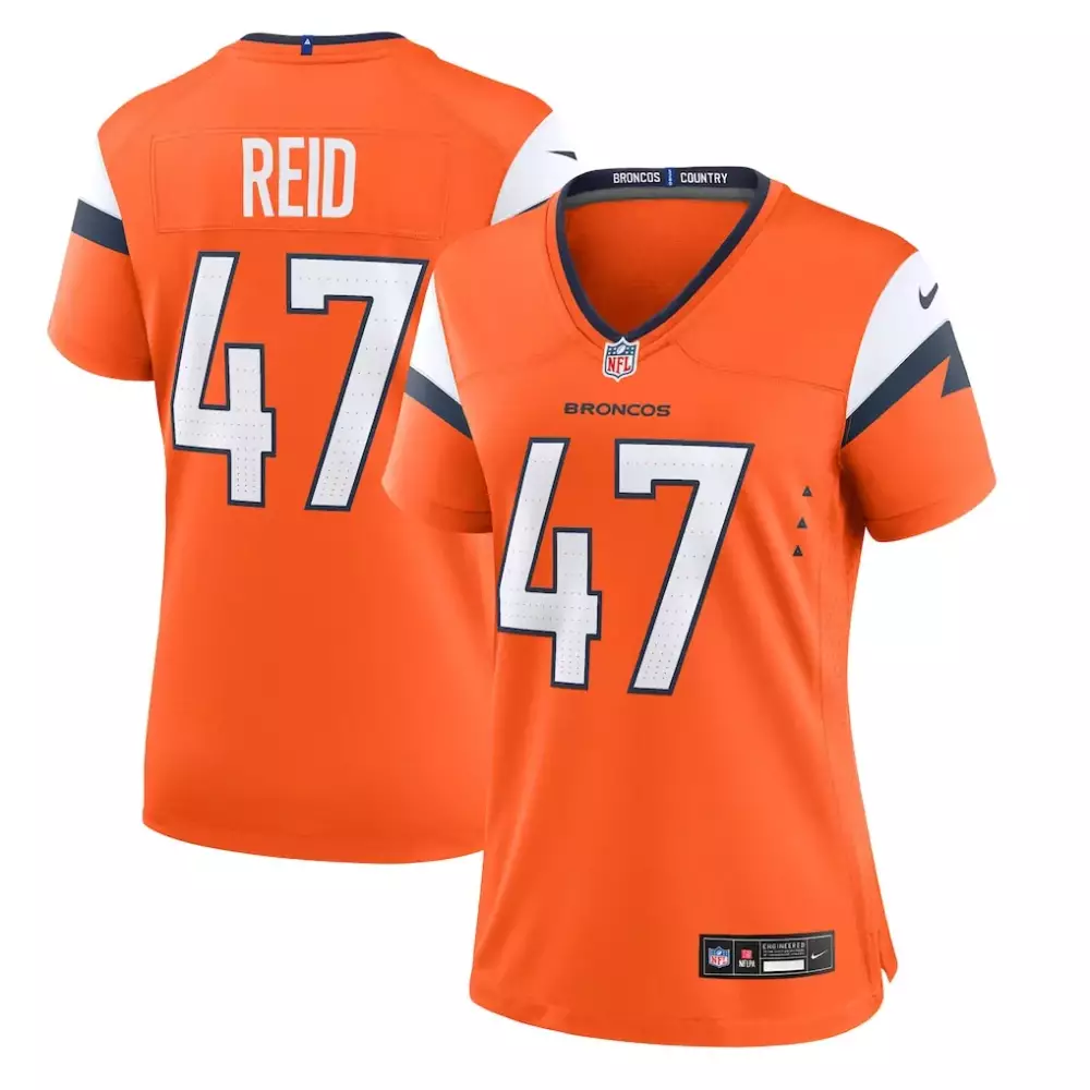 Justin Strnad Denver Broncos Orange Game Jersey | Team Pride Apparel | For Men, Women & Youth