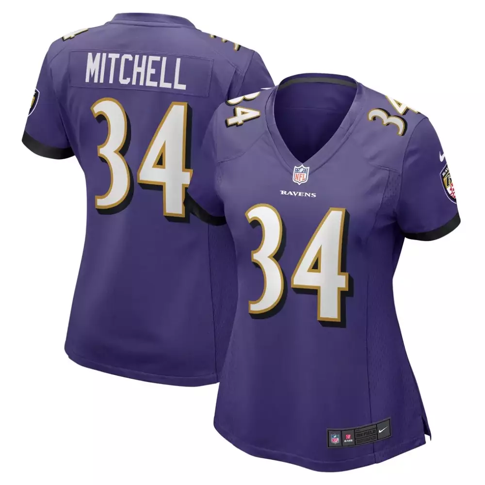 Justin Tucker Women's Baltimore Ravens White Gold Jersey | Maryland 2024 AFC North Champions Patch | Gold Vapor Limited | For Men, Women & Youth
