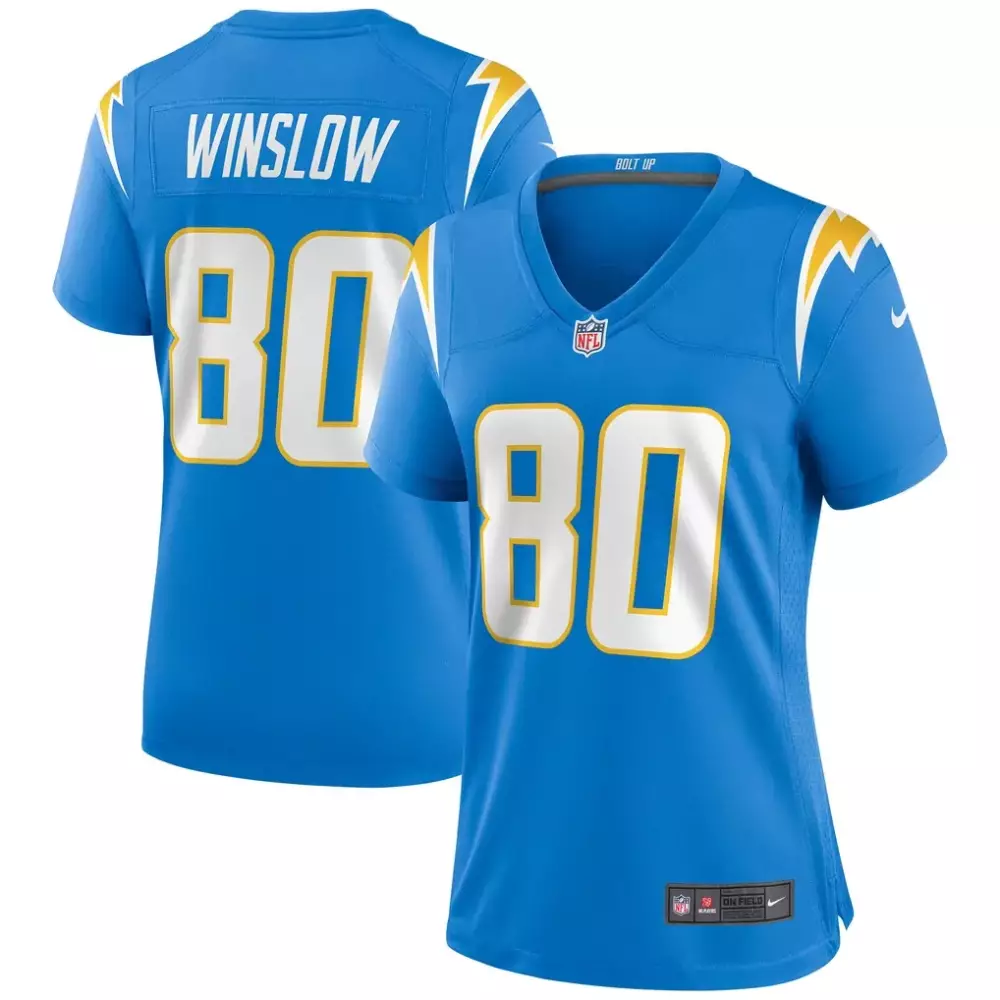 Kellen Winslow Chargers Nike Women's Game Retired Player Jersey | Powder Blue | Game Day Fan Gear | For Men, Women & Youth