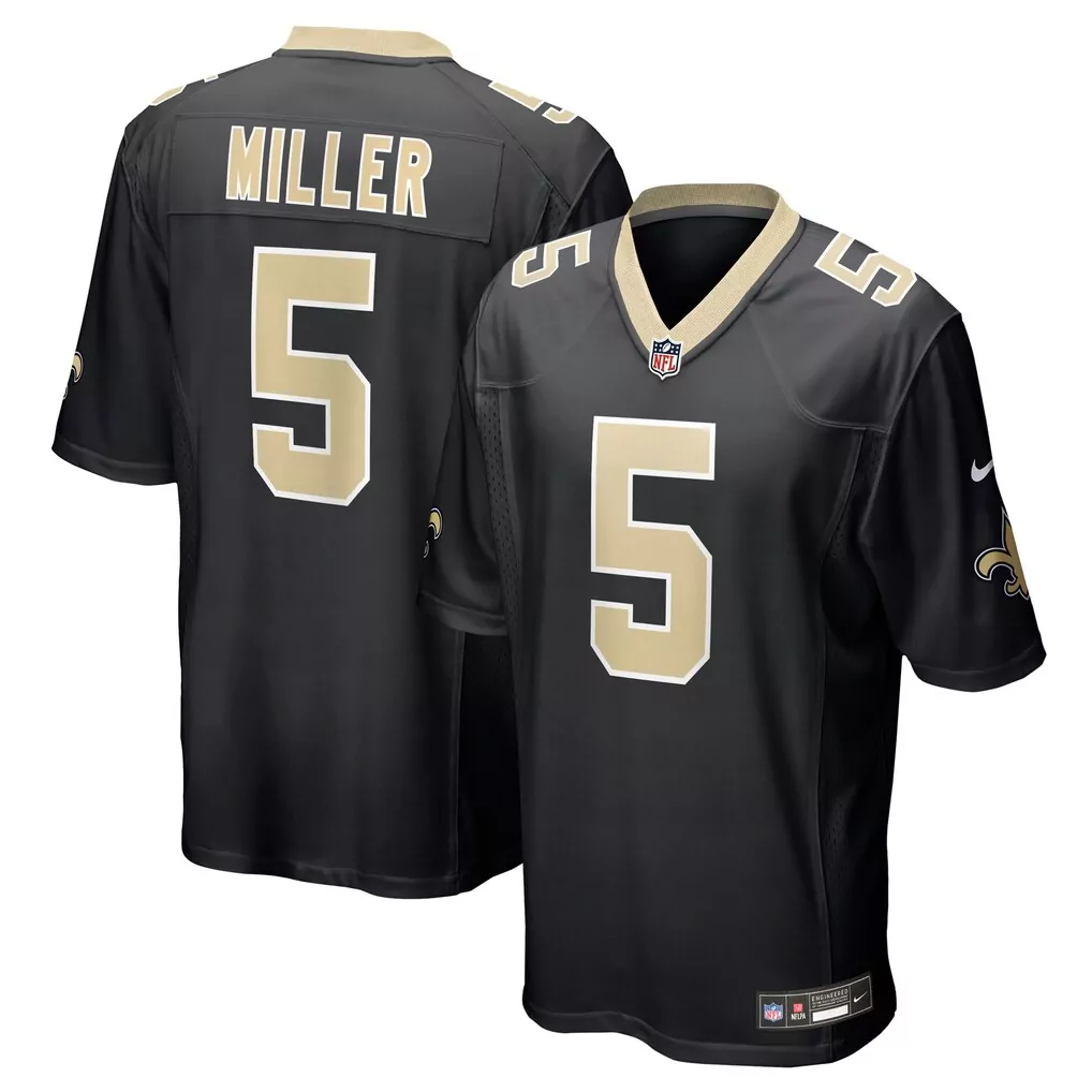 kendre miller new orleans saints nike team game jersey black