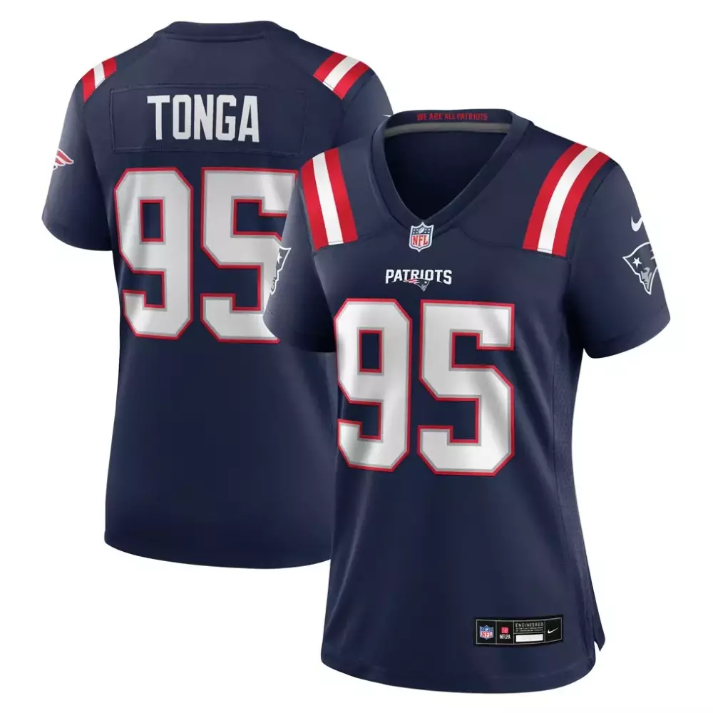 khyiris tonga new england patriots nike team game jersey navy