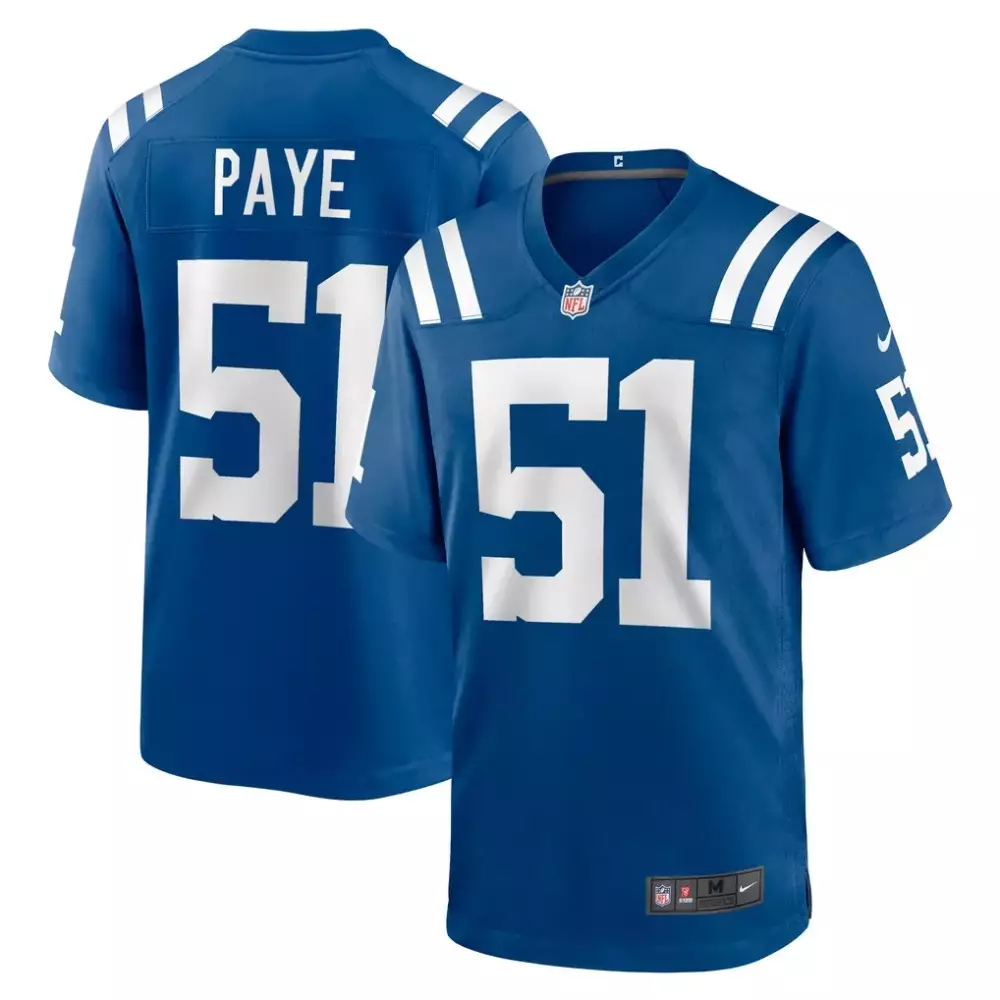 Kwity Paye Indianapolis Colts Nike Game Jersey | Royal | Team Fan Gear | For Men, Women & Youth