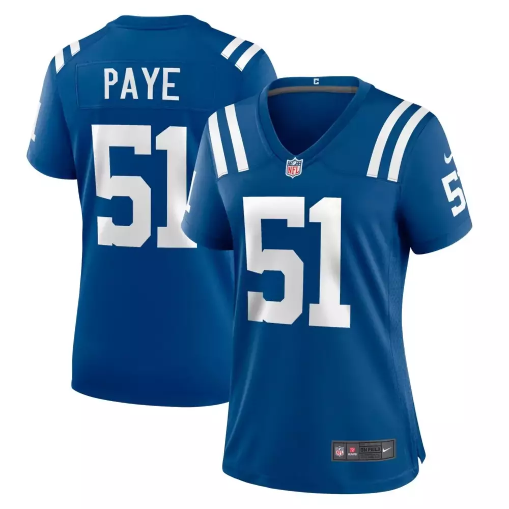 Kwity Paye Indianapolis Colts Nike Game Jersey | Royal | Team Fan Gear | For Men, Women & Youth