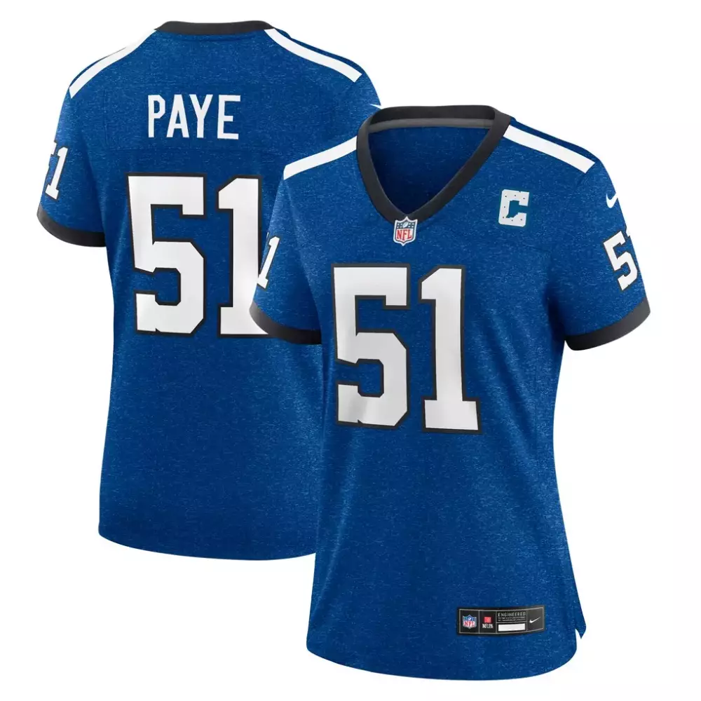 Kwity Paye Indianapolis Colts Nike Game Jersey | Royal | Team Fan Gear | For Men, Women & Youth