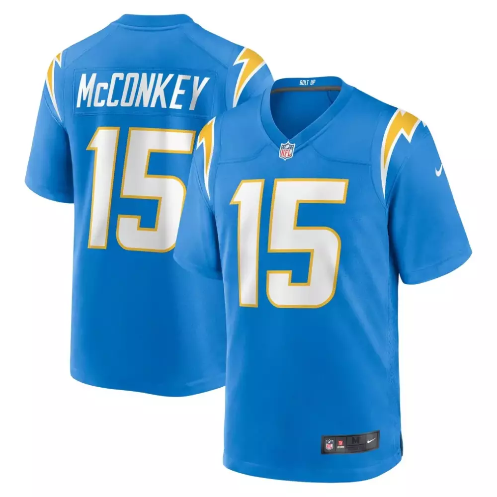 Ladd McConkey Los Angeles Chargers Nike Player Game Jersey | Powder Blue | Fan Gear for Men, Women & Youth