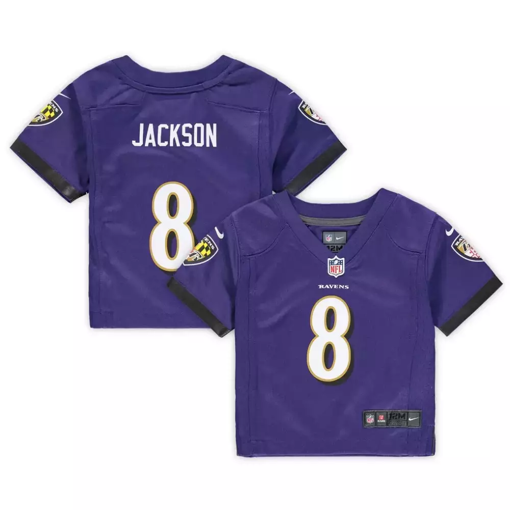 Lamar Jackson Baltimore Ravens Nike Infant Team Player Game Jersey | Purple Fan Gear | For Men, Women & Youth