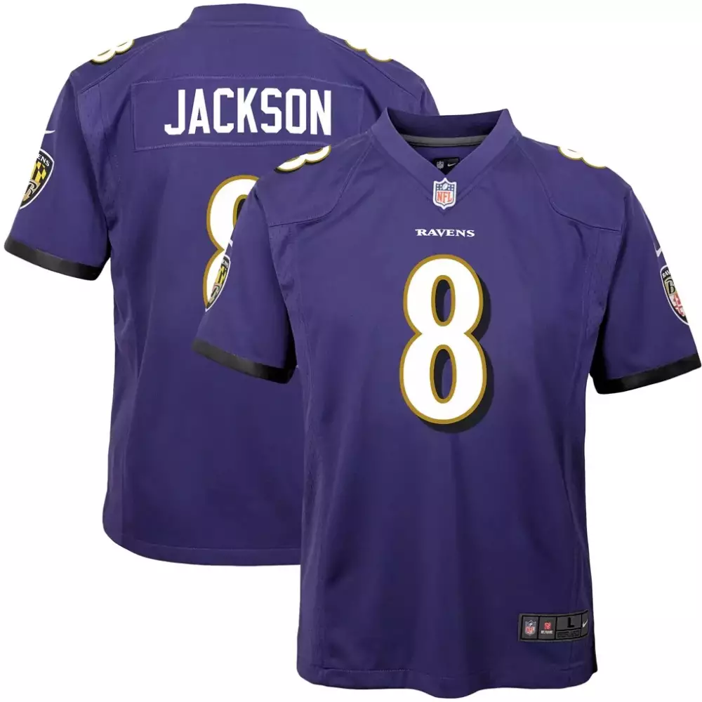 Lamar Jackson Baltimore Ravens Youth 2025 Salute to Service Game Jersey | Olive Nike Style | Fan Gear for Young Fans | For Men, Women & Youth