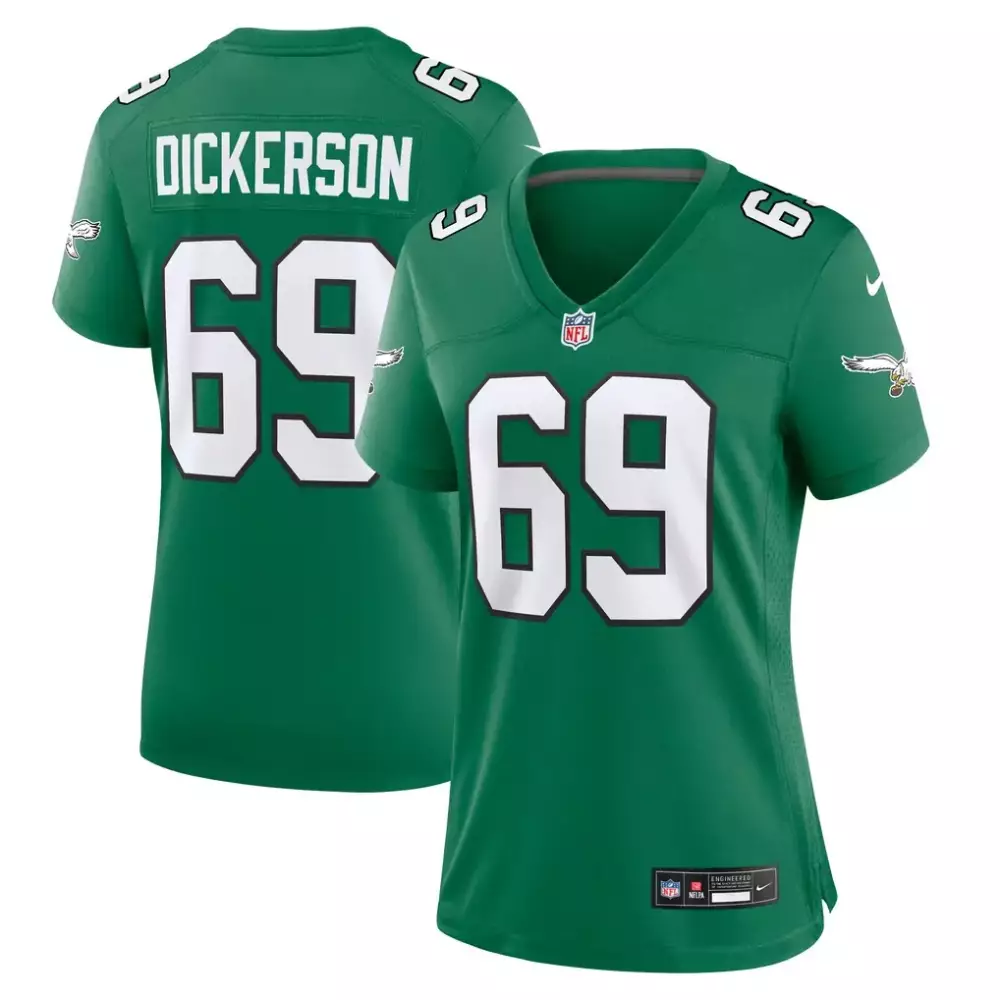 lance dixon philadelphia eagles nike team game jersey midnight green