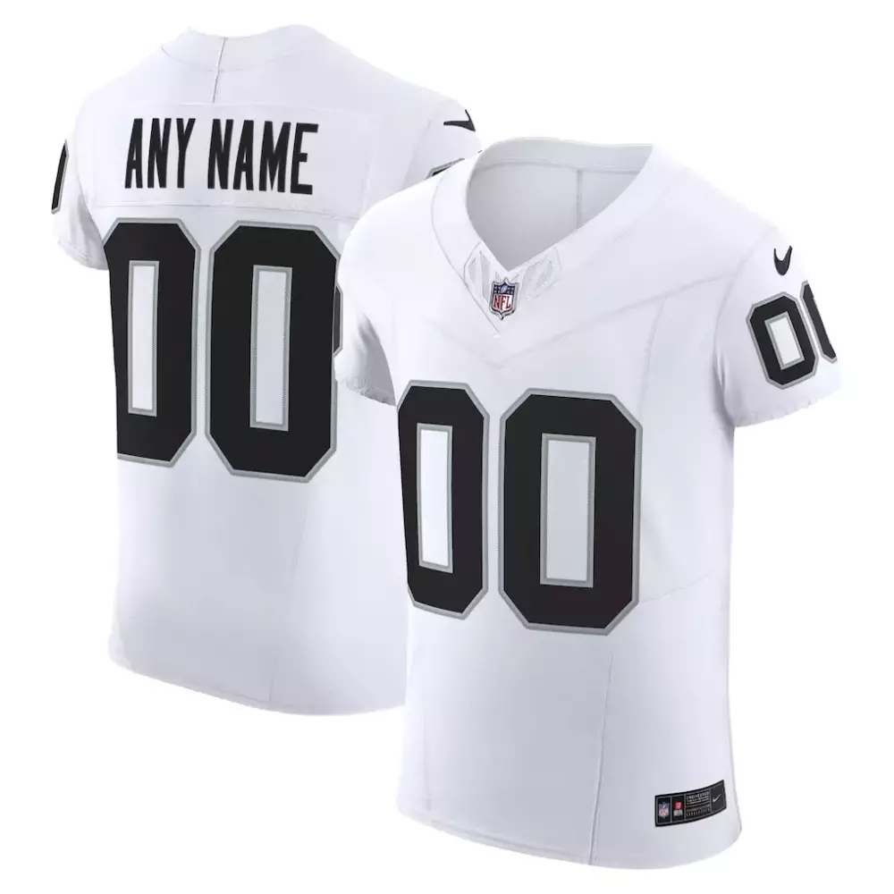 las vegas raiders nike vapor f u s e elite custom jersey black